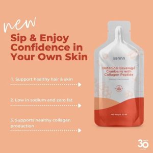 Cranberry Collagen Protein Peptide Drink | low-sugar | Antioxidants